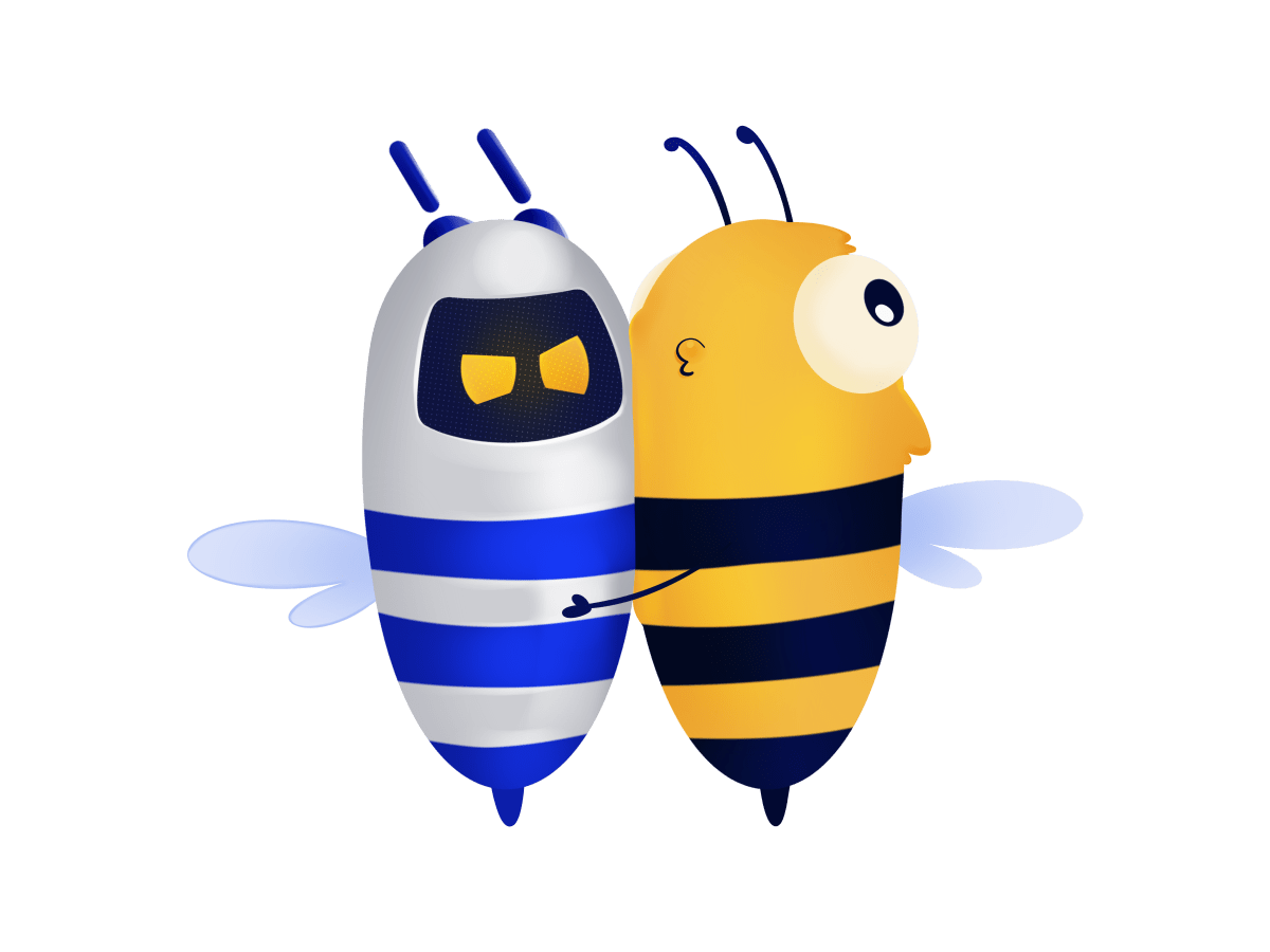 Robot BeeWise chào mừng bạn trở lại